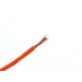 Q Cable Enkeladerige Kabel 0.35mm² Rol 100mtr Oranje