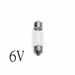 6v Buislamp 10w 11x36 mm