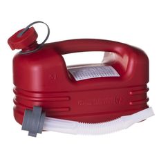 Pessol Brandstofjerrycan rood 5 l met flexibele uitloop