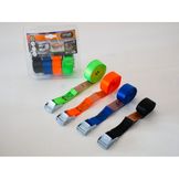 Spanbanden 4 Kleuren Trekkracht 250kg
1 X 1mtr 250kg
1 X 2mtr 250kg
1 X 2.5mtr 250kg
1 X 3mtr 250kg