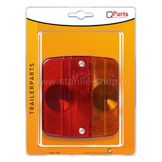 Q-Parts Achterlicht 4 functies 98mm x 104mm Links / Rechts in blister