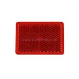 Q-Parts Reflector Zelfklevend 57mm x 39mm Rood