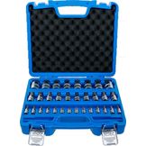 BGS Dopsleutelbitset | 6,3 mm (1/4") / 10 mm (3/8") / 12,5 mm (1/2") | Binnenzeskant 2 - 19 mm / 1/4 - 9/16" | metrische en inchmaten | 32-dlg.