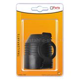 Q-Parts Trekhaakdop Rubber met Ring in blister