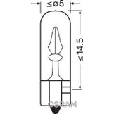 Osram 12v - 2w - W2x4,6d