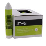 STAX Markeerkrijt Wit doos 12st