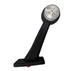 Q-Parts Breedtelicht rood/wit 186mm.LED 12V.(L) 10->30V.