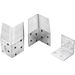 BGS Angle Joint 
 40 x 40 x 40 x 2 mm 
 economy pack 
 50 pcs.