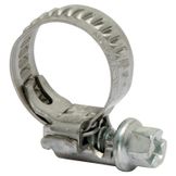 SWG Slangklem 7,5mm breed, 7,5/8-12mm, RVS / Staal Doos 100st.