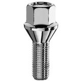 TWS Wielbout M12x1,50 - 32mm - Conisch 60° - SW17 - Zilver - Zakje 5st